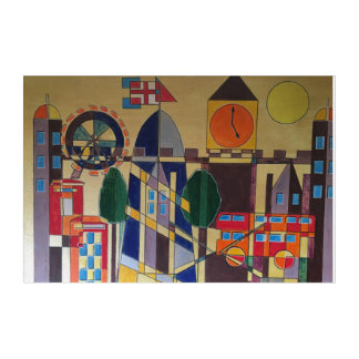 London  Cubism Acrylic Print
