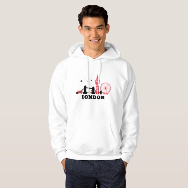 LONDON Design, Hoodie (Front Full)