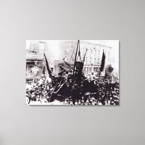 London Dock Strike 1889 Canvas Print