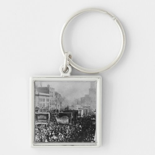 London Dock Strike 1889 Keychain