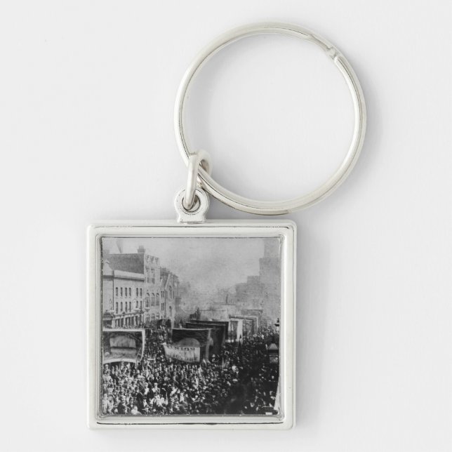 London Dock Strike, 1889 Keychain (Front)