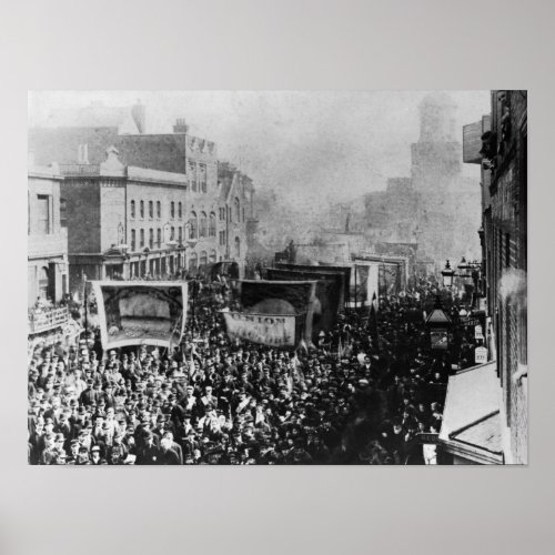 London Dock Strike 1889 Poster