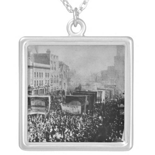 London Dock Strike 1889 Silver Plated Necklace