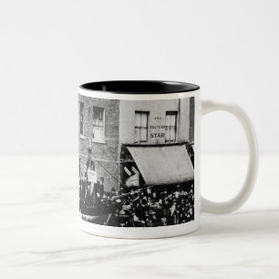 London Dock Strike, 1889 Two-Tone Coffee Mug