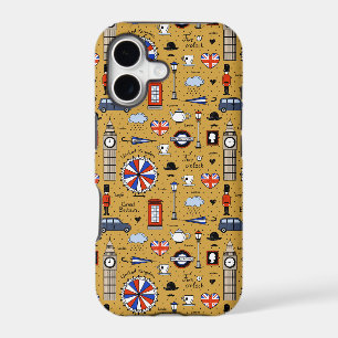 London Doodles iPhone 17 Case