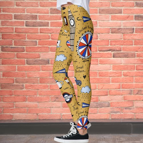 London Doodles Leggings