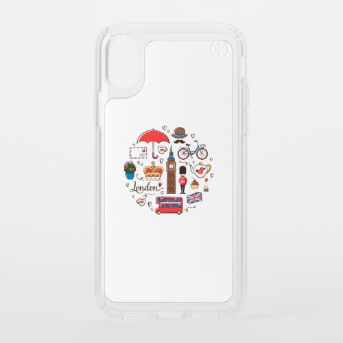 London Doodles Speck iPhone X Case