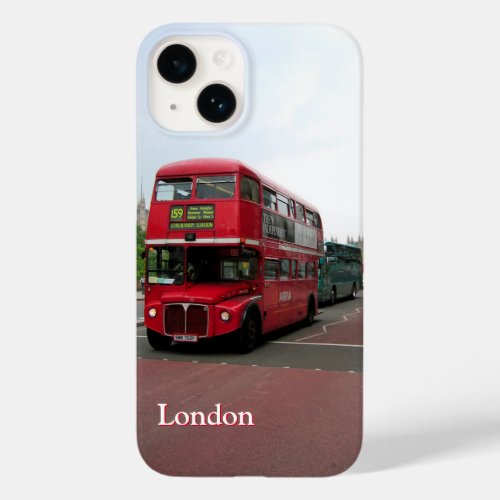 London Double_decker Bus Customized Case_Mate iPhone 14 Case