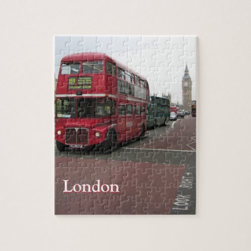 London Double_decker Bus Jigsaw Puzzle