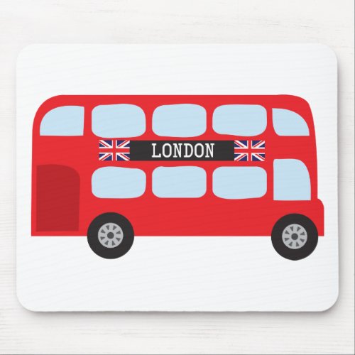 London double_decker bus mouse pad
