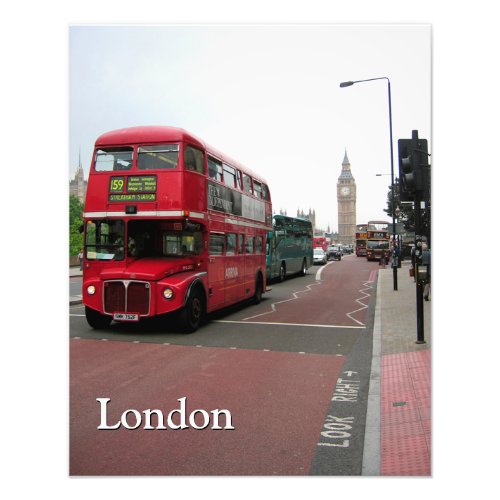 London Double_decker Bus Photo Print