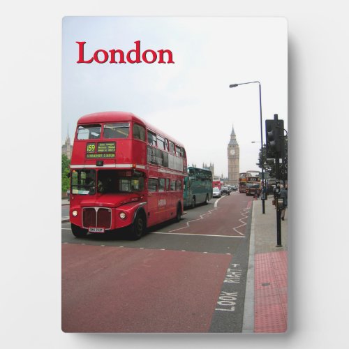 London Double_decker Bus Plaque