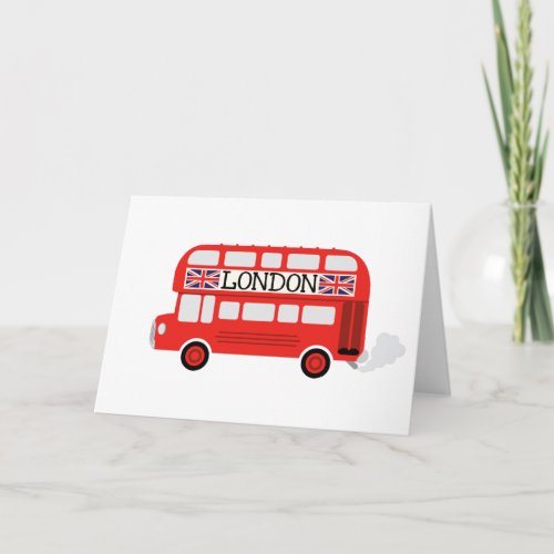 London Double Decker Card