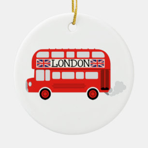 London Double Decker Ceramic Ornament