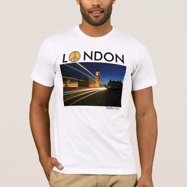 London, E peace, L, NDON, Electified Peace T-Shirt (Front)