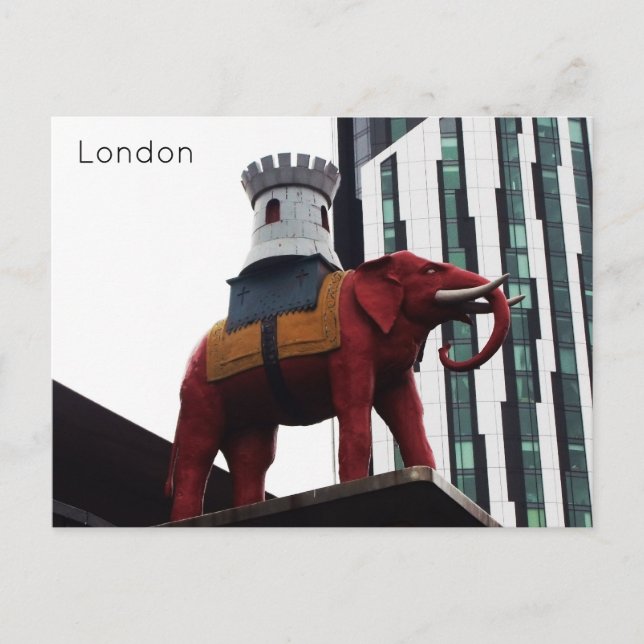 London - Elephant & Castle Holiday Postcard (Front)