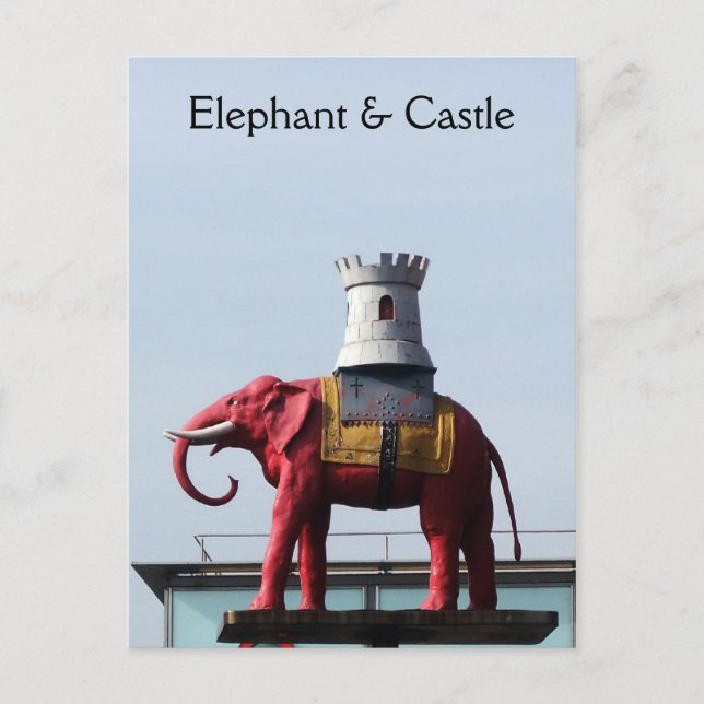 London Elephant & Castle Postcard (Front)