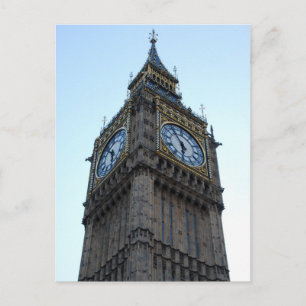 London - Elizabeth Tower & Big Ben Postcard