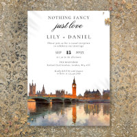 London Elopement Wedding Reception