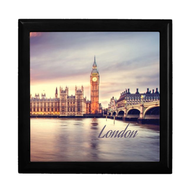 London England Big Ben Gift Box (Front)
