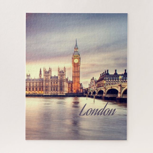 London England Big Ben Jigsaw Puzzle (Vertical)