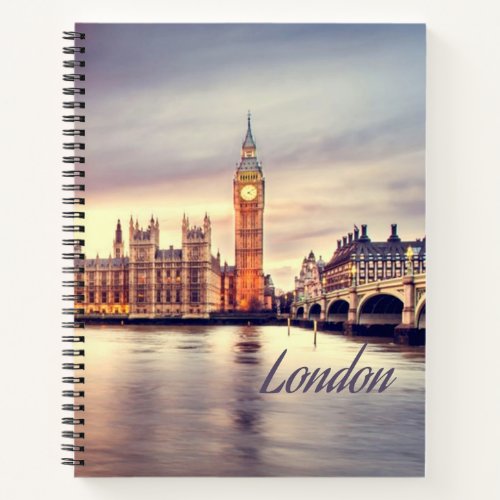 London England Big Ben Notebook