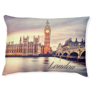 London England Big Ben Pet Bed