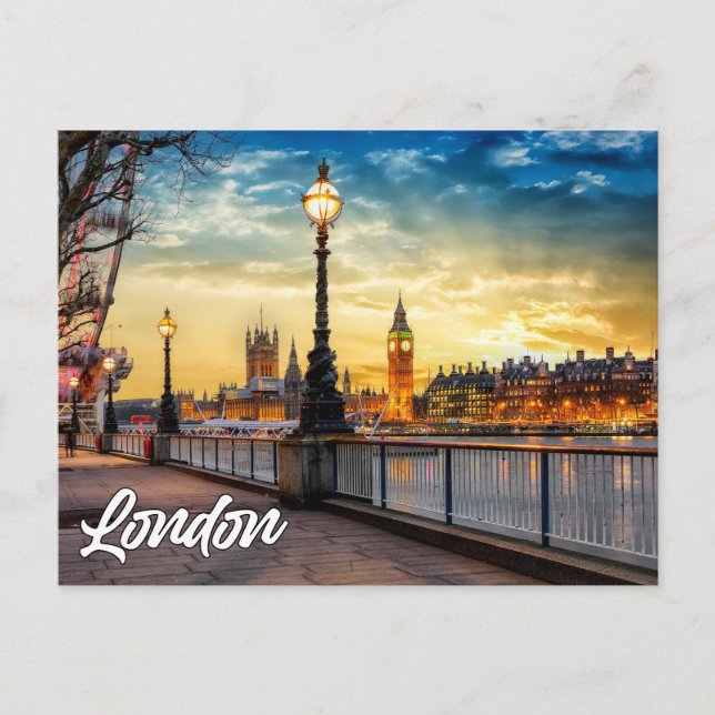 London, England | Big Ben Postcard (Front)