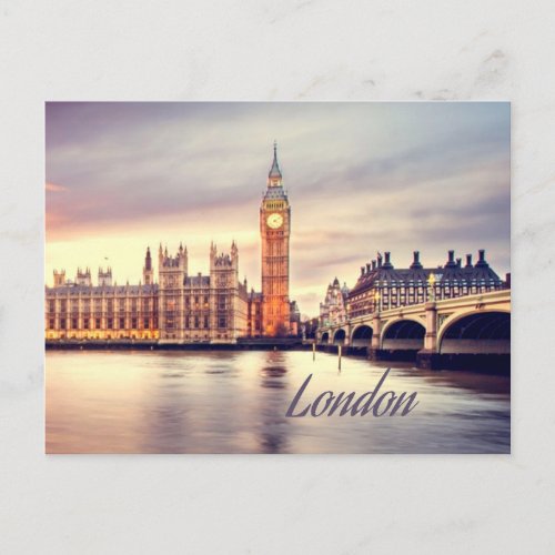 London England Big Ben Postcard