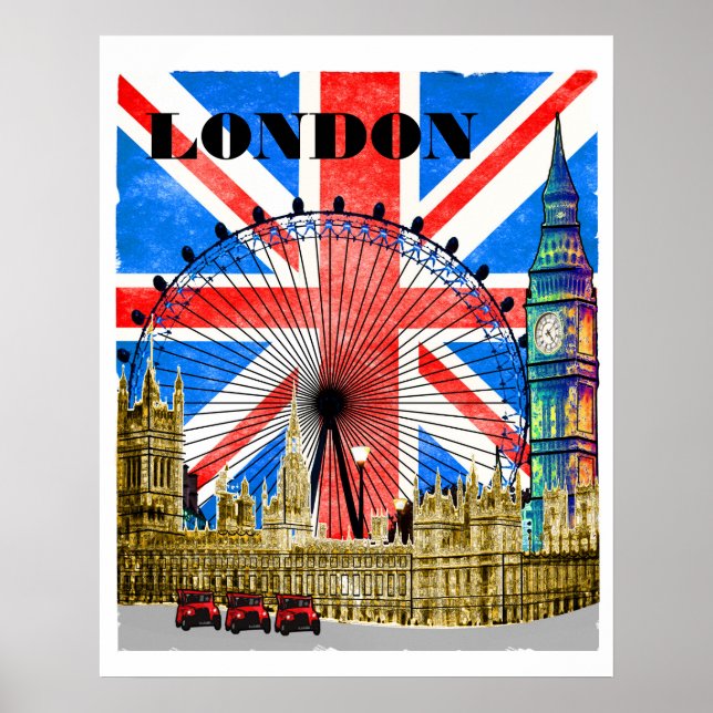 London England Big Ben Poster (Front)