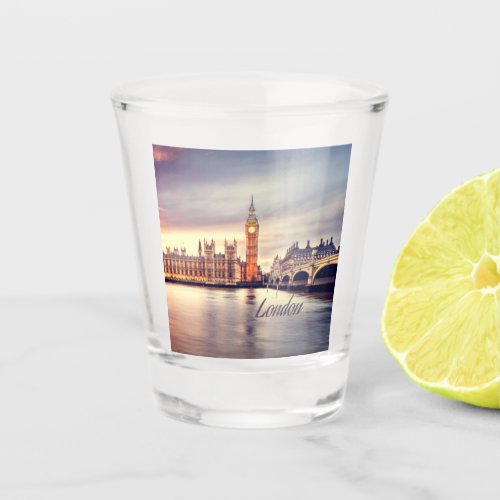 London England Big Ben Shot Glass