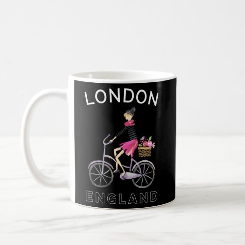 London England Biking Bicycling Coffee Mug