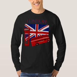 London England British Union Jack Flag For Women M T-Shirt