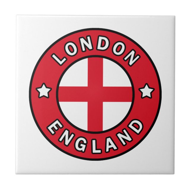 London England Ceramic Tile (Front)