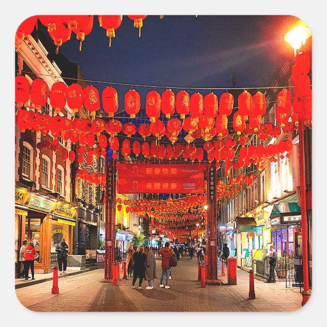 London, England Chinatown #2 Stickers (Front)