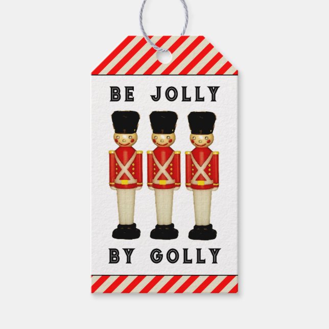 London England Christmas Gift Tags (Front)