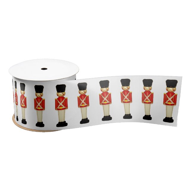 London England Christmas Satin Ribbon (Spool)