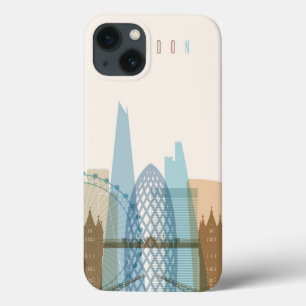 London, England   City Skyline iPhone 13 Case