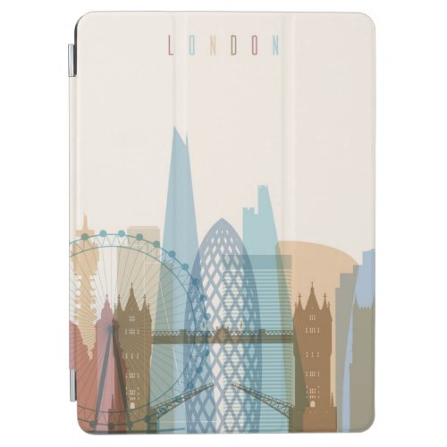 London England  City Skyline iPad Air Cover