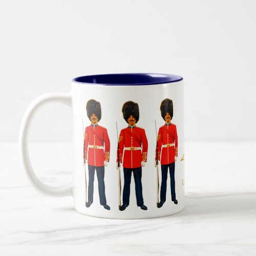 London England Crown  Yeomen Warders Two_Tone Coffee Mug