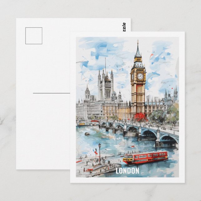London England Famous Travel Place Postcard (Front/Back)