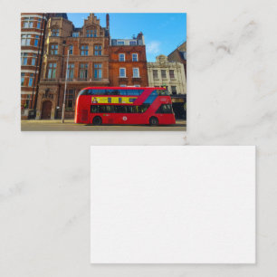 London England Great Britain Architecture Bus Enclosure Card