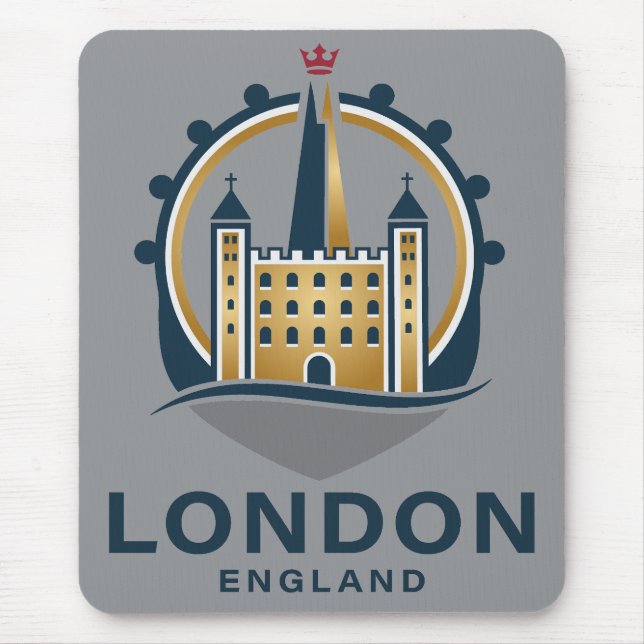 London England Great Britain Mouse Pad (Front)