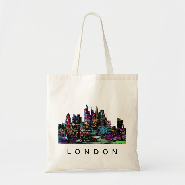 London, England in graffiti Tote Bag (Front)