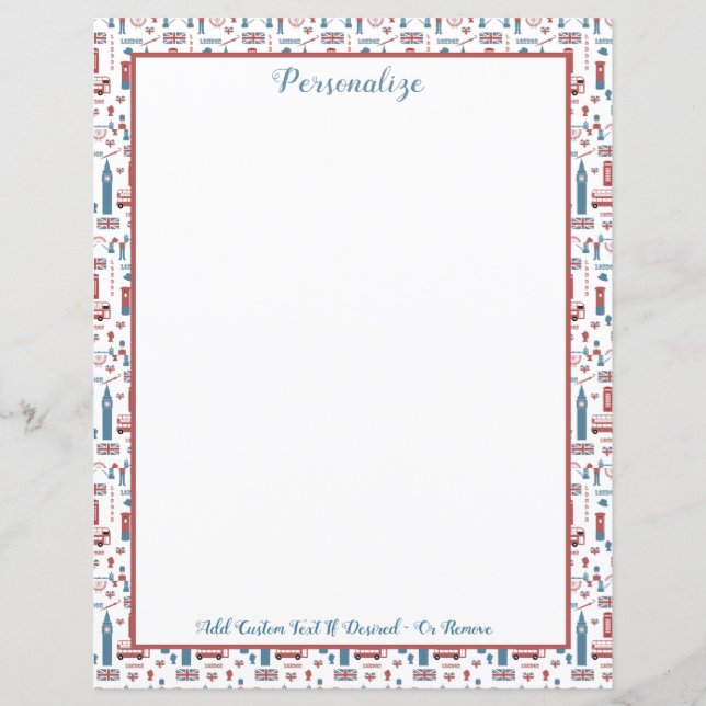 London England Landmarks Big Ben English  Flag (Front)