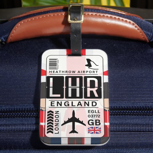 London England Luggage Tag