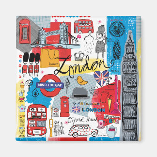 London, England Magnet