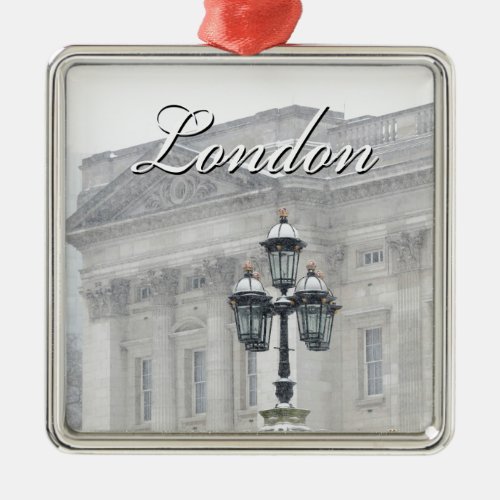 London England Metal Ornament