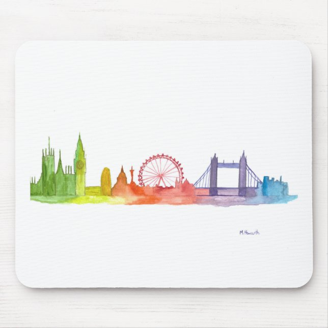 London England Mouse Pad (Front)