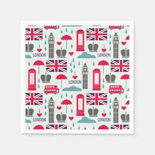 London England Napkins